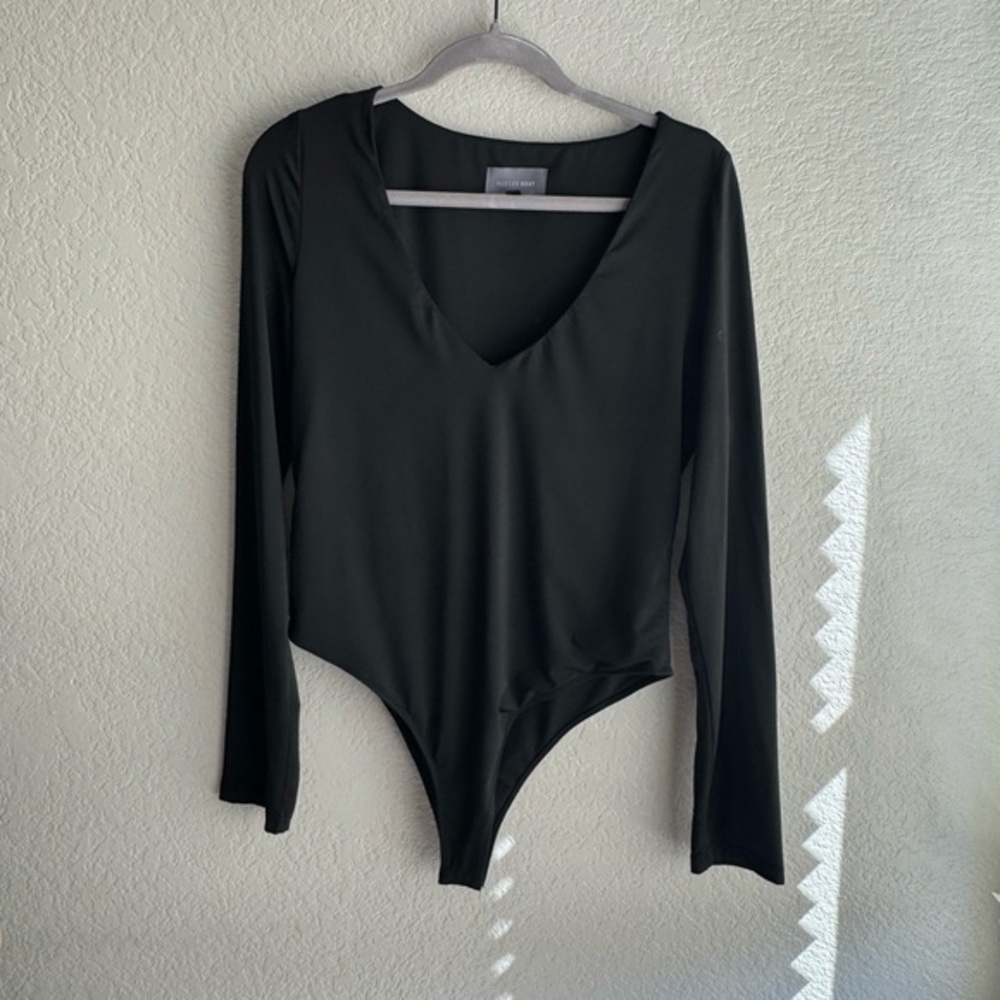 Black Long Sleeve Bodysuit